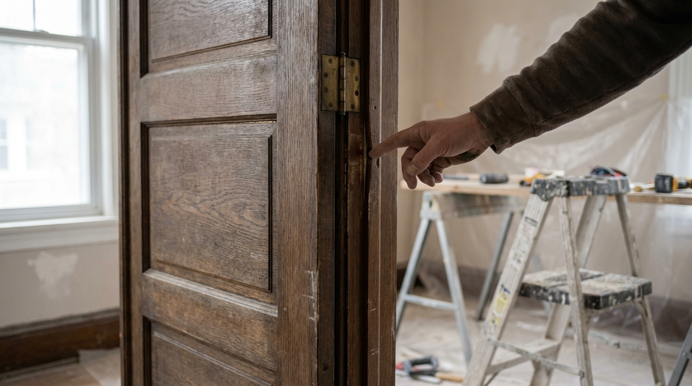 Illustration : Quand et pourquoi changer une porte intérieure ?