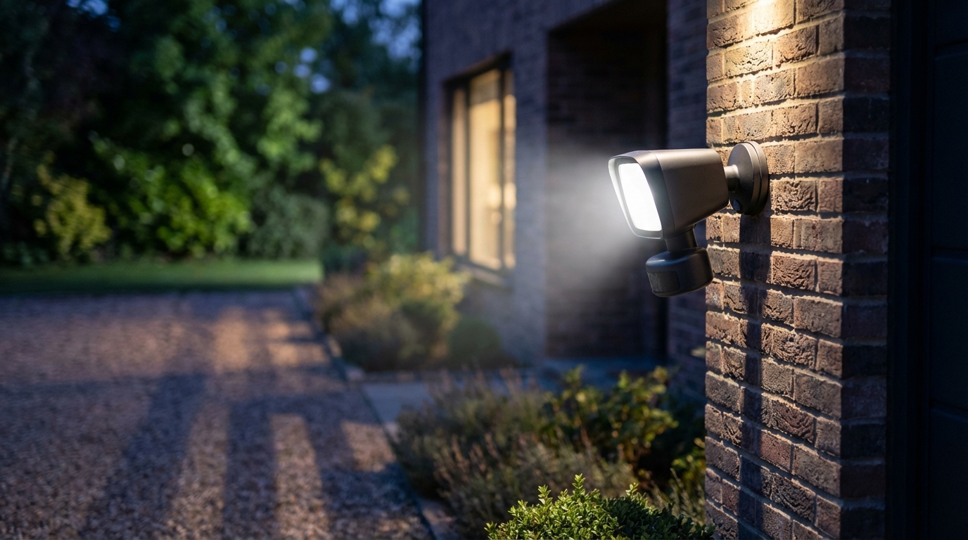 Illustration : Utiliser l'éclairage pour dissuader les intrus