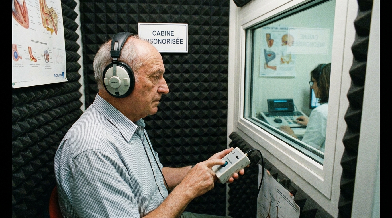 perte auditive unilat&eacute;rale causes bilan audiom&eacute;trique