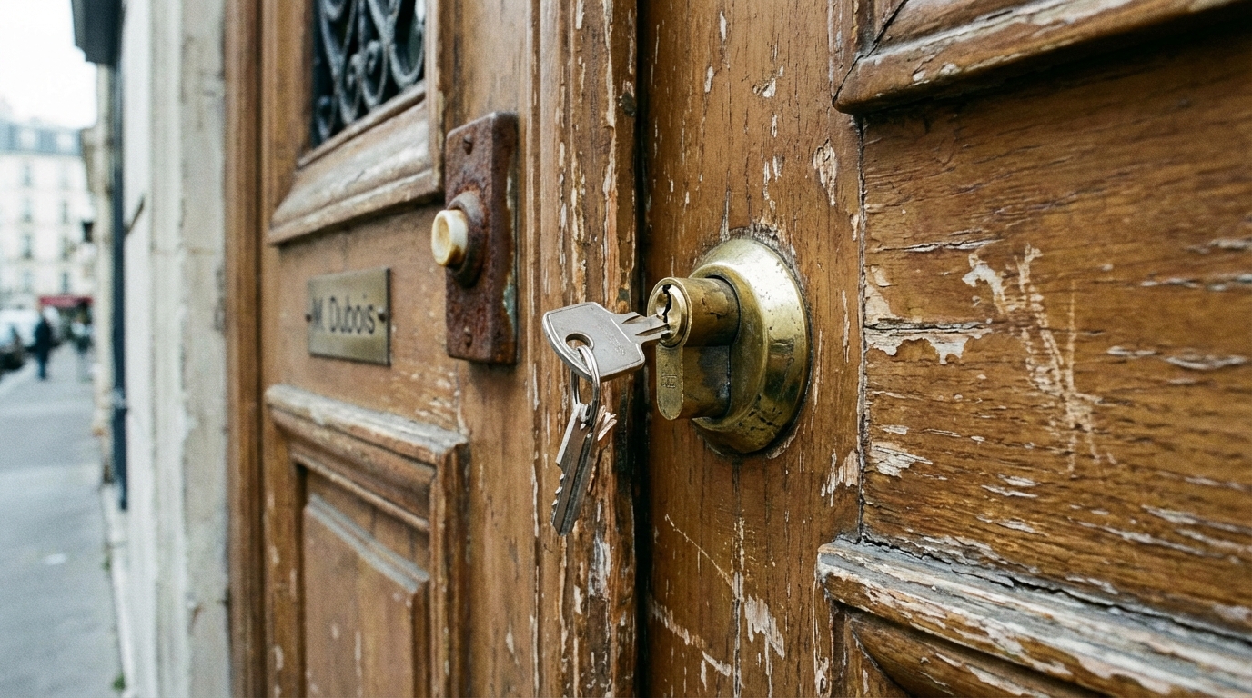 clé cassée dans la serrure solutions et prévention sur porte d'entrée