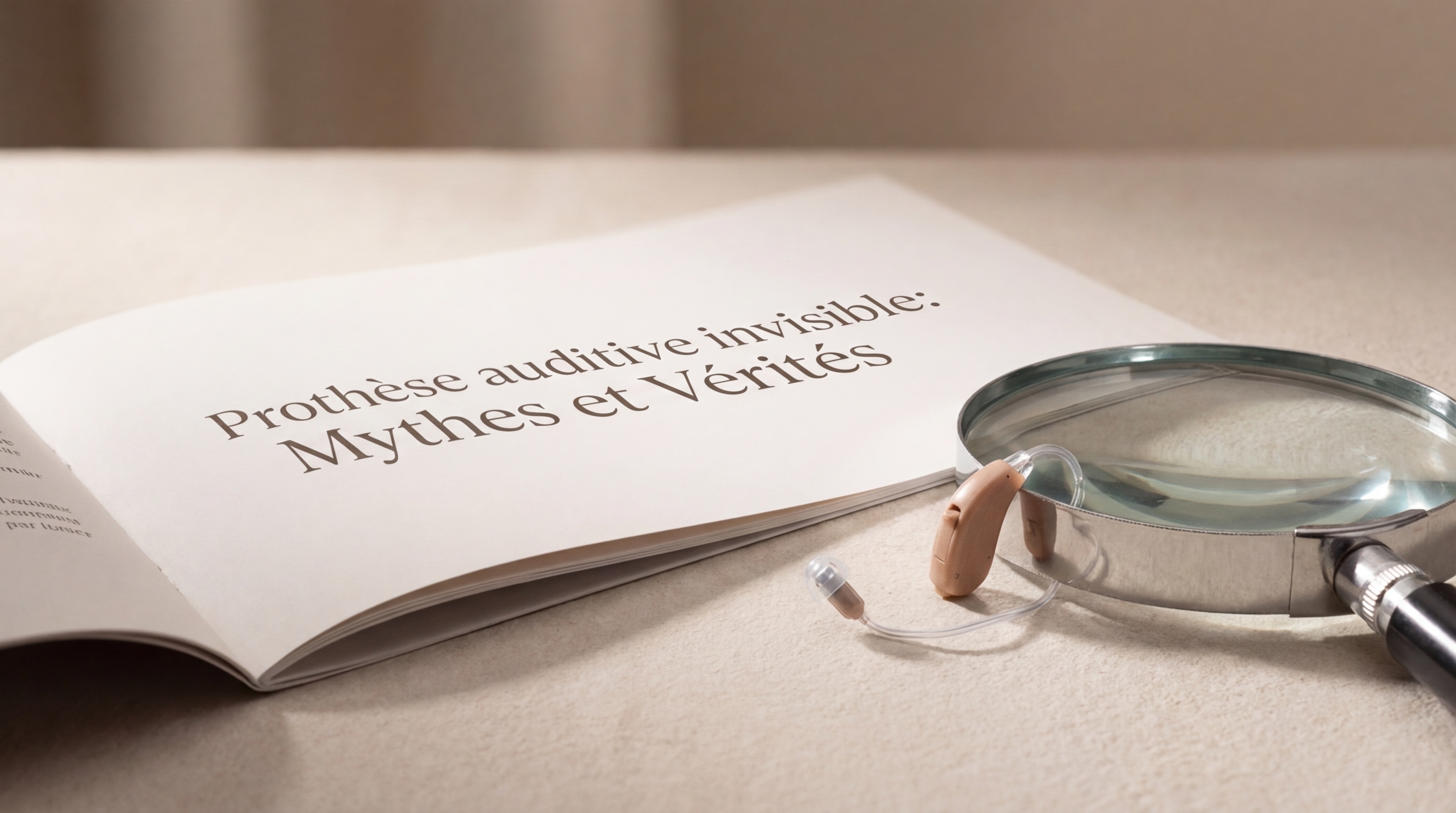 Prothèse auditive invisible mythes et vérités pratiques - Comprendre les prothèses auditives invisibles