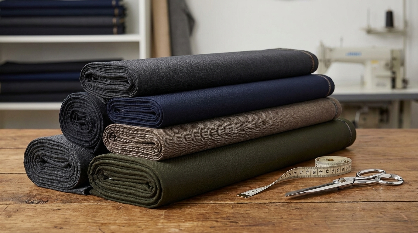 tissu costume Loro Piana et confection costume Portugal