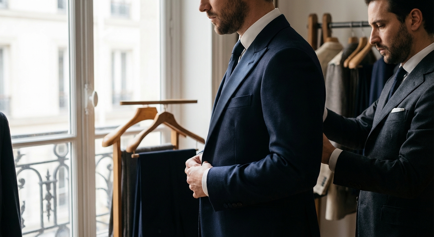 Les meilleures boutiques pour acheter un costume de mariage homme à Paris Illustration : Les meilleures boutiques pour acheter un costume de