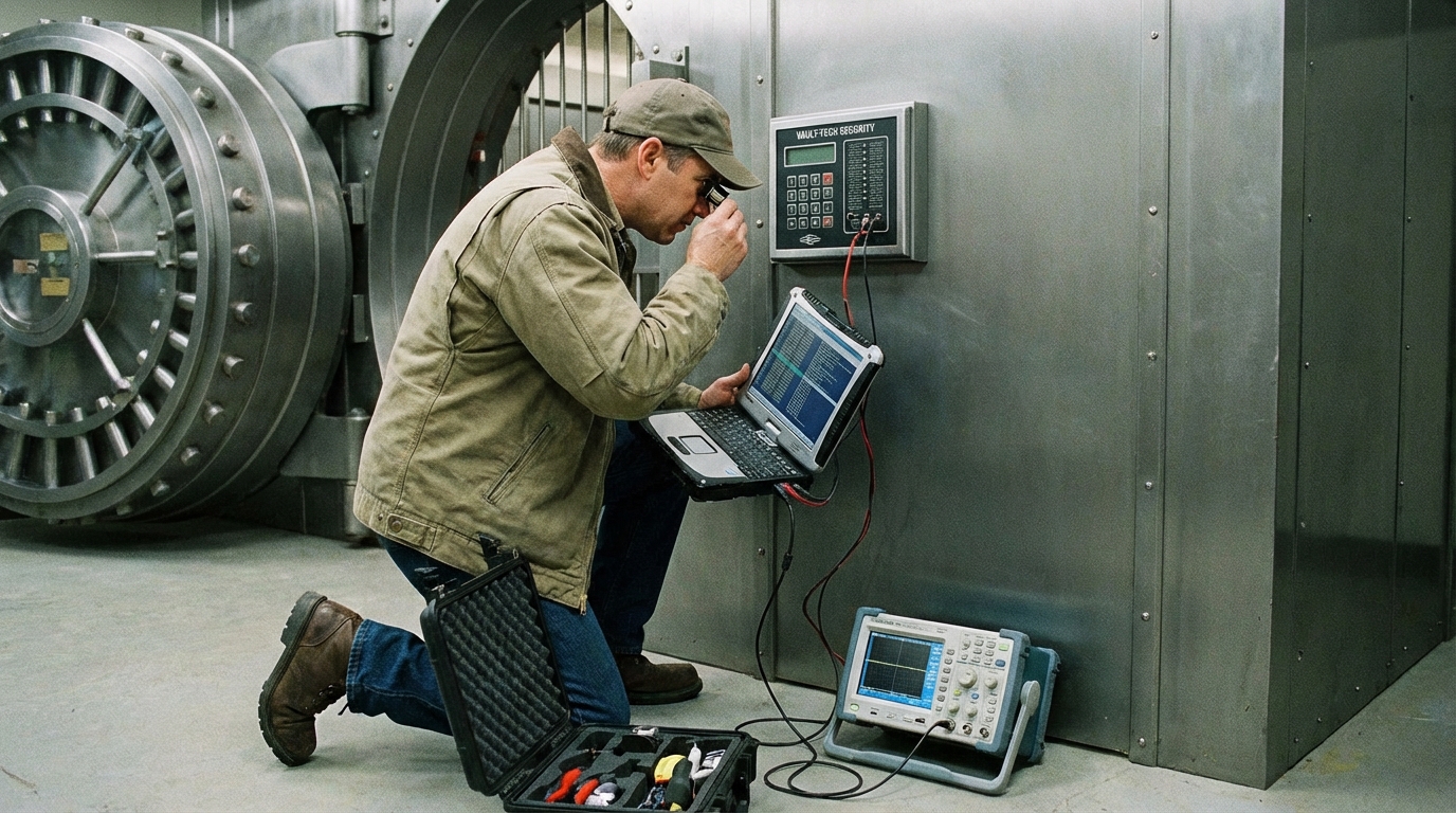 Ouverture de coffre-fort | Intervention et solutions 2 Intervention coffre-fort sur clavier électronique en panne