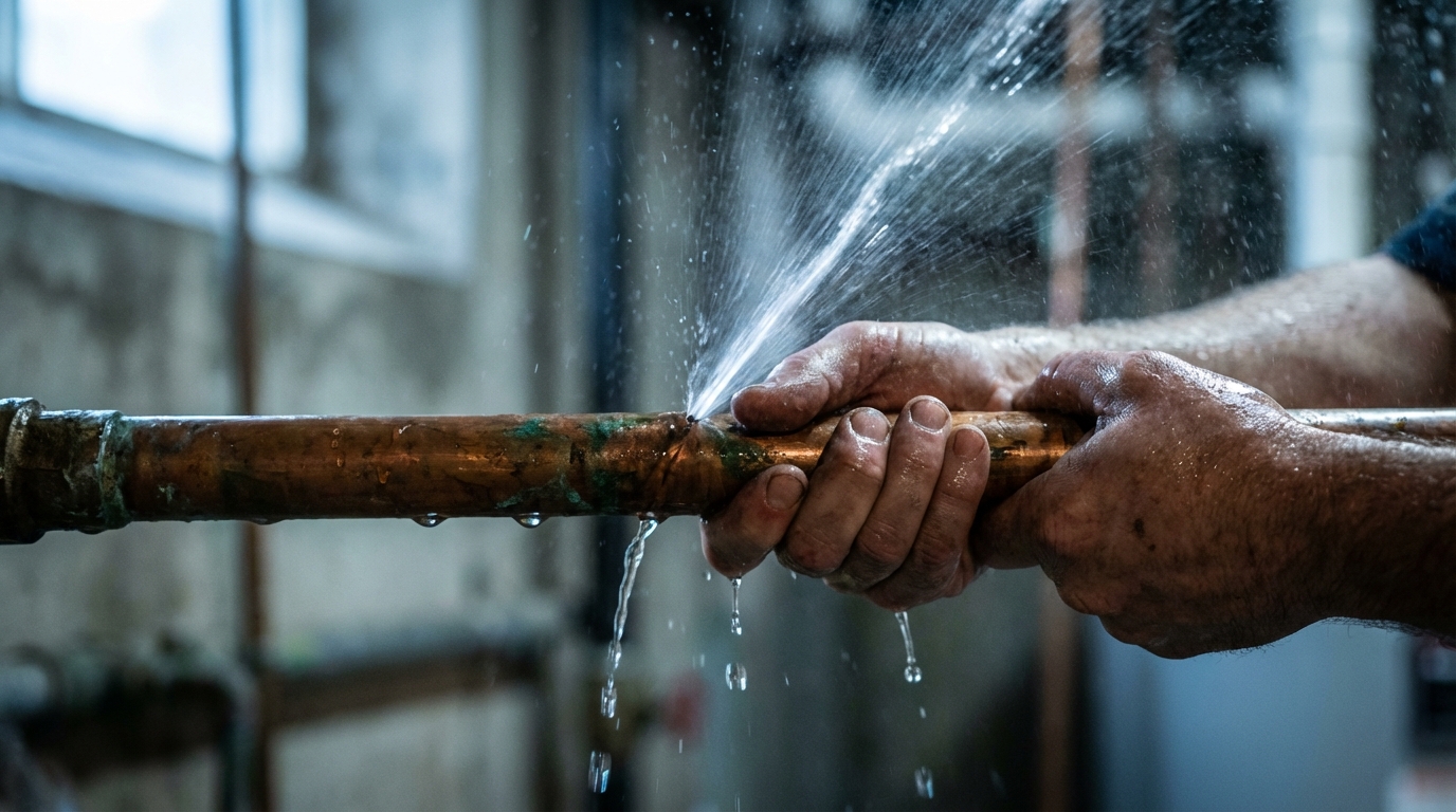Fuite d’eau : les gestes d’urgence à connaître