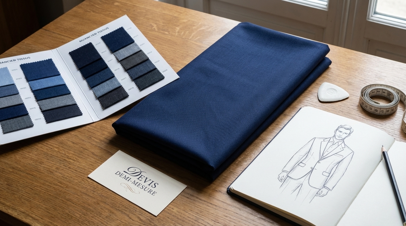 tissus costume sur mesure et budget costume sur mesure