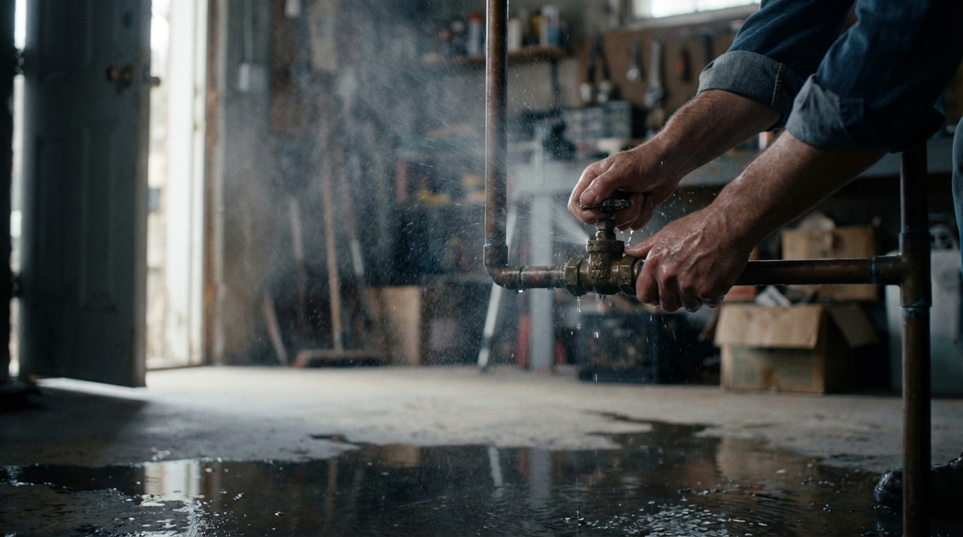 Illustration : Premiers Réflexes en Cas de Dégât des Eaux