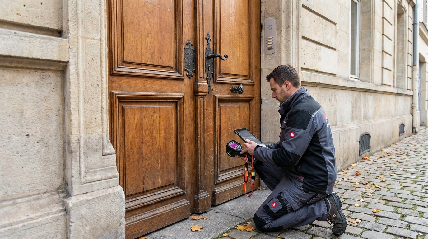 Ouverture de porte rapide | Service professionnel 1 ouverture de porte diagnostic sur serrure d'entrée