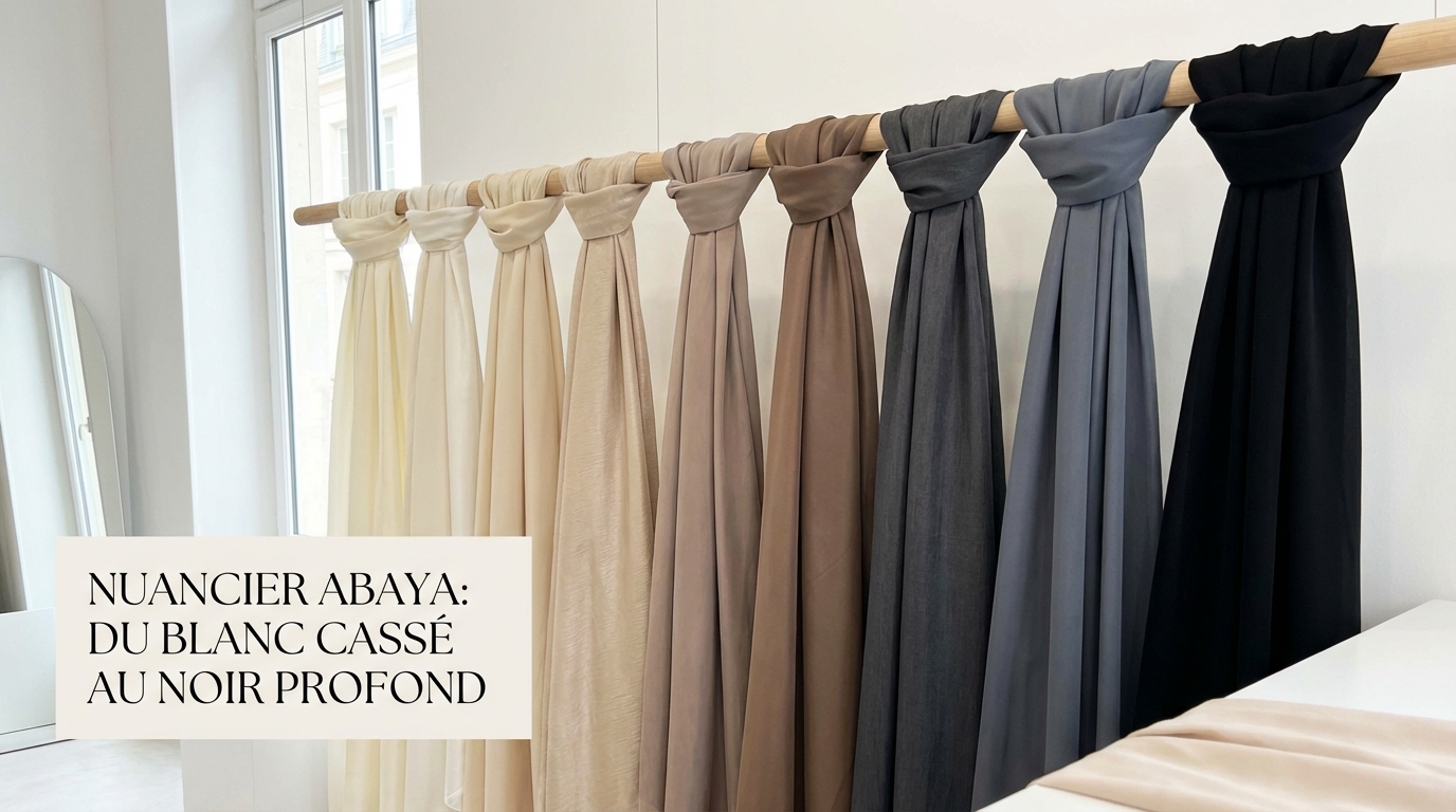 couleur du tissu et confort thermique de l'abaya
