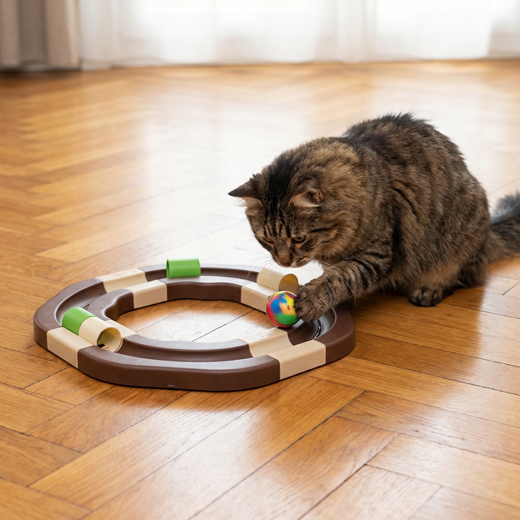 Jouets interactifs pour chat en appartement stimulant un félin