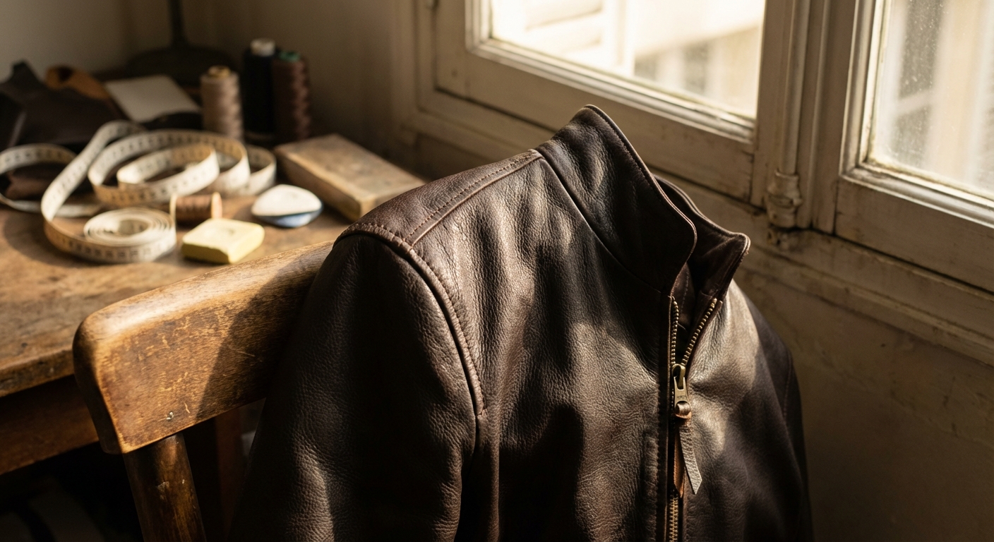 Blouson cuir sur-mesure, l'indémodable must have